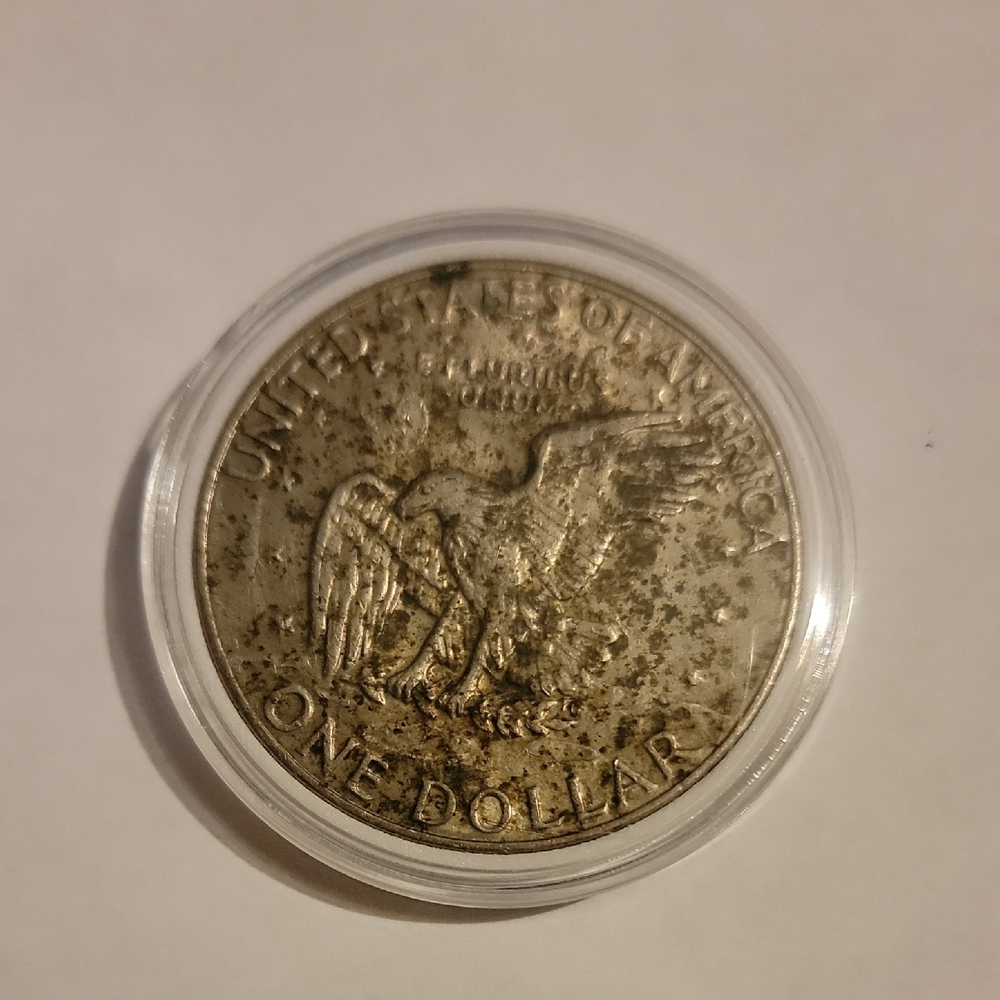 1978 Eisenhower Dollar Coin - Picture 2 of 2